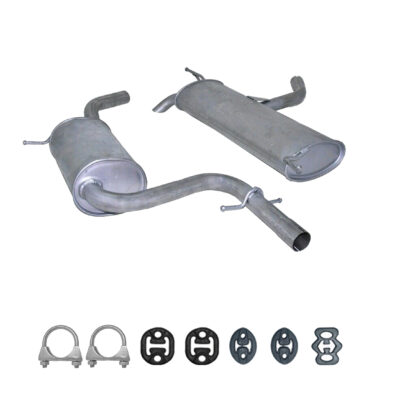 Auspuffanlage Auspuff ab Kat VW Golf V / Golf V Plus 1.6FSi 2003-2008 + Anbaukit