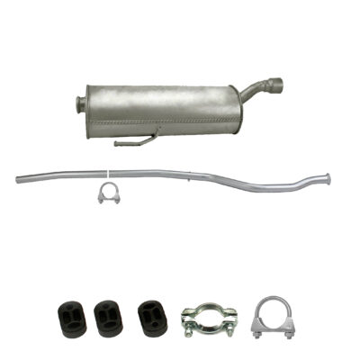 Komplette Auspuffanlage Auspuff ab Kat Peugeot 206 1.4i Fließheck Schalldämpfer