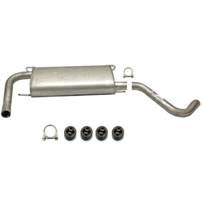 Auspuff Endschalldämpfer Citroen Jumper, Fiat Ducato & Peugeot Boxer + Anbaukit
