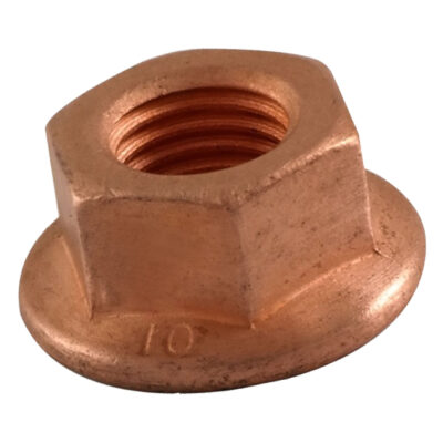 10 x Kupfermutter M8 x 1,25 Krümmer Auspuff Mutter Auspuffhalter