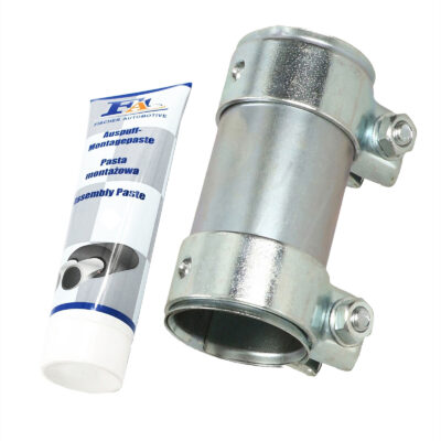 Universal Auspuffschelle Ø 60x125 mm Audi, VW Rohrverbinder mit Montagepaste