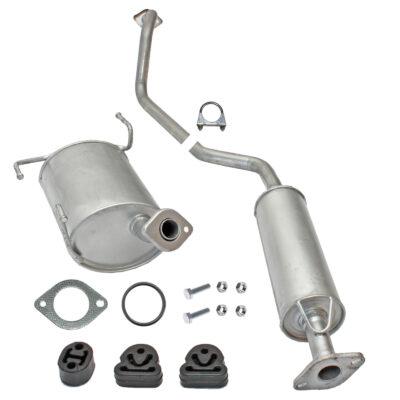 Auspuffanlage Auspuff ab Kat für Nissan Almera II Hatchback (N16) 1.5, 1.8