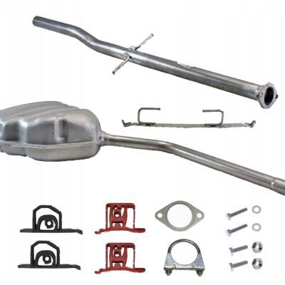 Abgasrohr + Endschalldämpfer Auspuffanlage MINI ONE 1.4/1.6 CABRIO 2000-