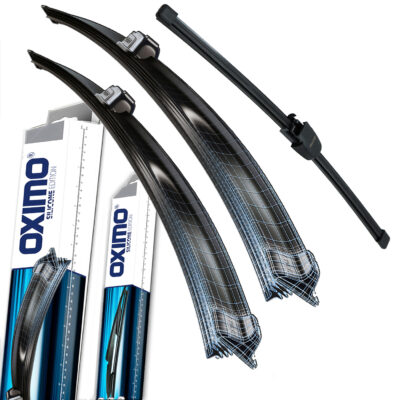 SCHEIBENWISCHER VORNE+HINTEN für VW TOURAN (1T) ab. Bj. 2003- 700mm/700mm/400mm Wischblatt