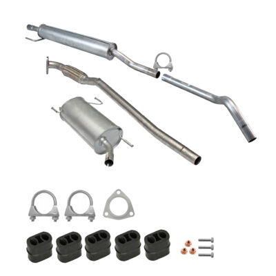 Komplette Auspuffanlage Auspuff Opel Corsa C 2000-2009 (F08 F68) 1.0 Montagesatz