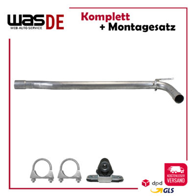 Mittelrohr für VW T4, Transporter IV 1.9TD, 2.4D, 2,5TDI ab. 1992-