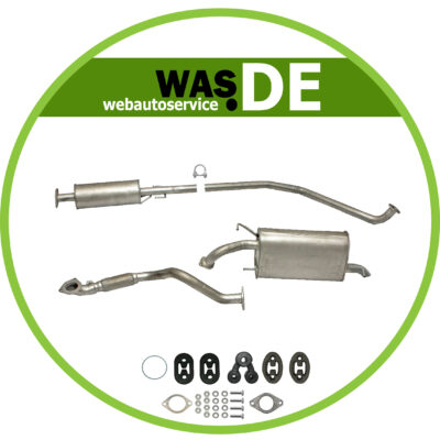 Komplette Auspuffanlage Auspuff Chevrolet Aveo Schrägheck 1.4 2005-2008 Endtopf