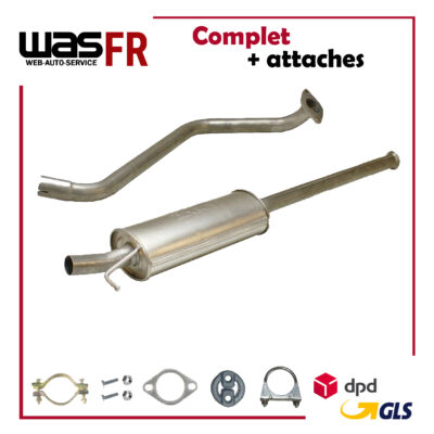 Auspuff Mitteltopf Hyundai Getz (TB), 1.1, 1.3i, 1.4i Mittelschalldämpfer