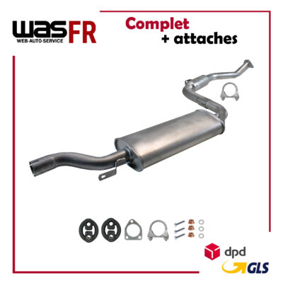Mittelschalldämpfer VOLVO S40, V40 1.6,1.8,2.0 Stufenheck 1995-2003 Auspuff