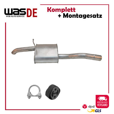 Endschalldämpfer für Ford Focus 1.8 TDCi DI TDDi Kombi, Auspuff