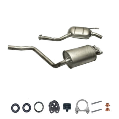 Auspuffanlage Auspuff ab Kat Mercedes Benz 190 (W201) E 2.3 inkl. Montagesatz