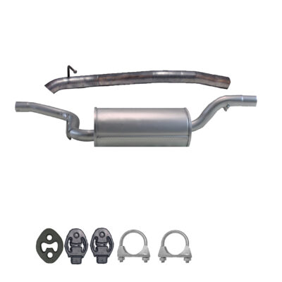 Mittelschalldämpfer + Endrohr für Ford Focus MK2 & C-Max 1.6 Ti/1.8/2.0