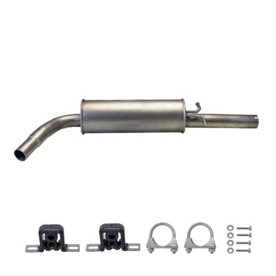 Auspuff Mittelschalldämpfer Audi, Seat, Skoda & VW 1.4 1.6 1.9 SDI + Montagesatz