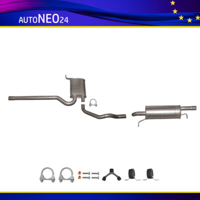 Komplette Auspuffanlage ab Kat VW Passat B5 1.8, 2.0 Schalldämpfer Auspuff