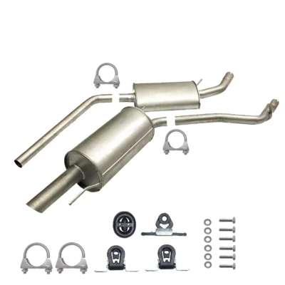 Auspuffanlage Schalldämpfer VW T4 1.9 2.0 2.4D 2.5D BJ. 90-95 KURZ Auspuff