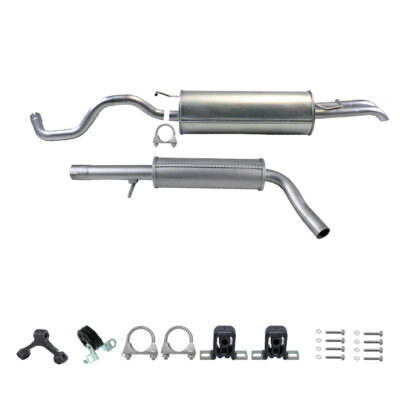 Auspuffanlage VW BORA GOLF 1.4 1.6 1.9 SDI Auspuff Komplett mit Anbausatz