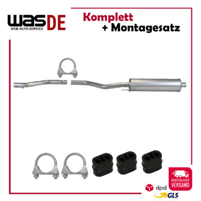 Mitteschalldämpfer für OPEL SIGNUM & VECTRA C 1.8 16V ab. 2003 Auspuff