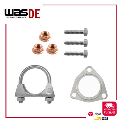 Montagesatz für Abgasrohr VW Passat 3B, Audi A4, Klemme