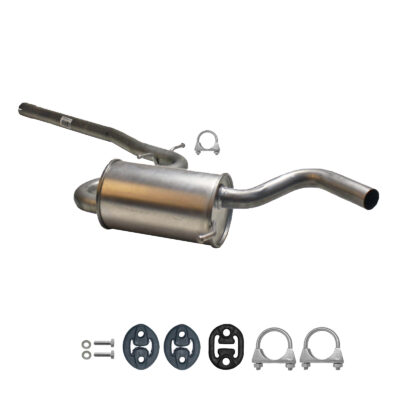 Auspuff Skoda Octavia II (1Z3) 1.6, auch Combi, VW Golf V 5 Jetta III Mitteltopf