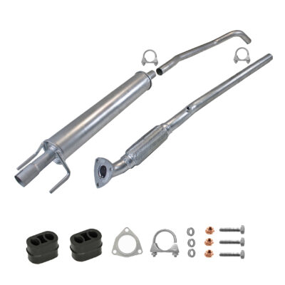 Tłumik środkowy do Opel Corsa C 1.4i 16V 09/2000-12/2006