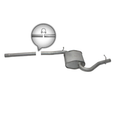 Tłumik środkowy AUDI A4 | 05.078