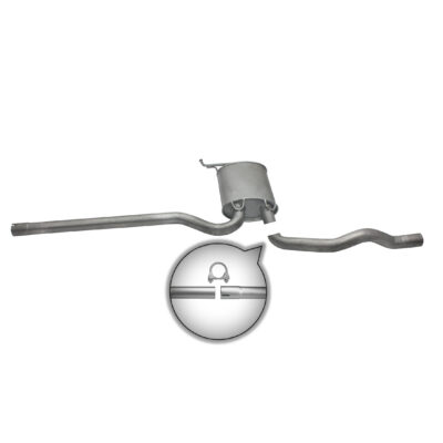 Tłumik środkowy VW PASSAT | 06.148