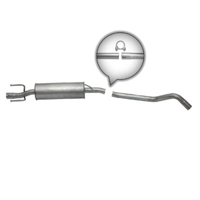 Tłumik środkowy OPEL CORSA B | 07.033