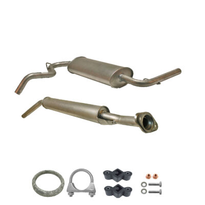 Auspuffanlage Lada Niva (2121) 1.7 4x4 ab 1996 Auspuff Komplett mit Anbausatz