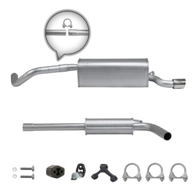 Auspuffanlage für VW Polo 6R 1.2 TSI 2009- & AUDI A1 1.2 2010- Auspuff