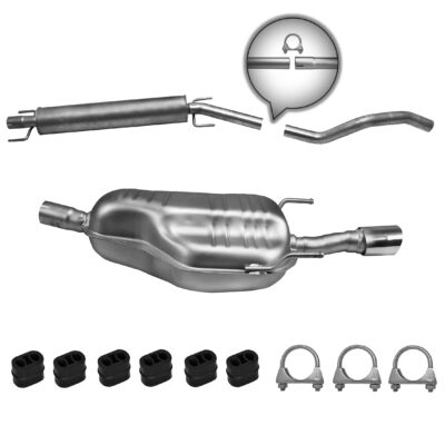 Auspuffanlagen für Opel Astra H Caravan 2.0 Turbo 170 PS/200 PS (Z20LER) Auspuff