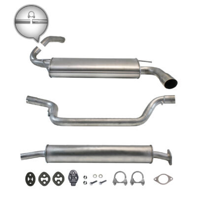 Komplette Auspuffanlage für FORD FOCUS MK3 1.6 Stufenheck, Auspuff