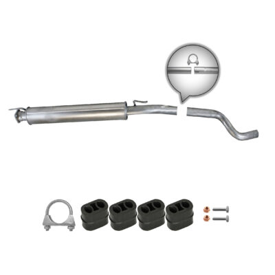 Mittelschalldämpfer für Opel Astra H GTC 1.6 Turbo 132 PS ab. 2007- Auspuff