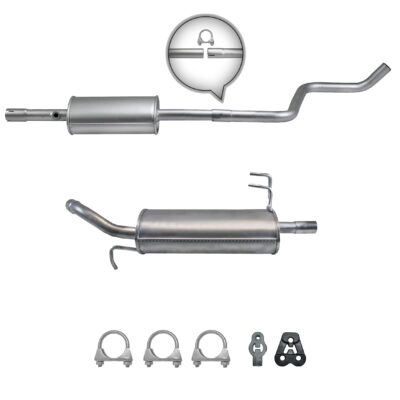 Auspuffanlage Mitsubishi COLT VI (Z3_A, Z2_A)  1.5 1499ccm 109PS ab. Bj. 2004-, Auspuff