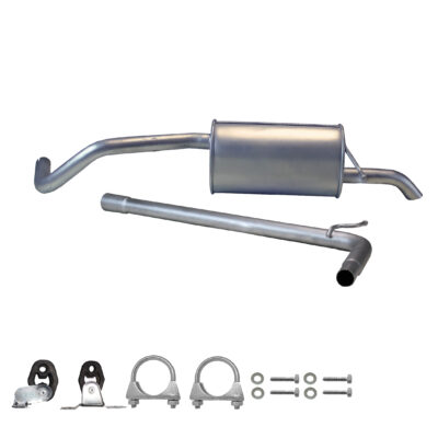 Auspuff VW FOX 1.2 2005-2011 Rohr+Endschalldämpfer Auspuffanlage