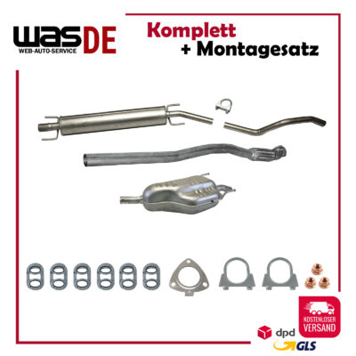 Auspuffanlage für Opel Astra H 1.6/1.8 Kombi Caravan ab. 2006-, Auspuff
