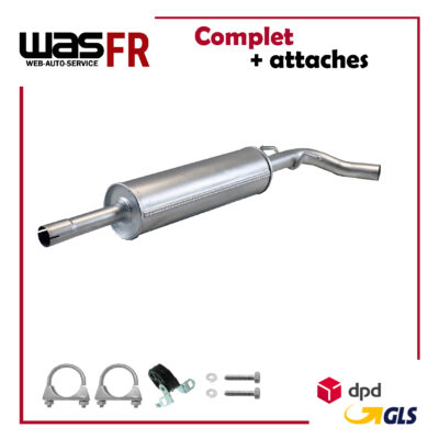 Mittelschalldämpfer für SEAT TOLEDO & SKODA RAPID 1.2 TSi 86-105 KM 2012 Auspuff