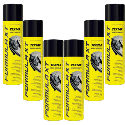 6x 500ml Bremsenreiniger, Spraydose TEXTAR Professioneller Teilereiniger