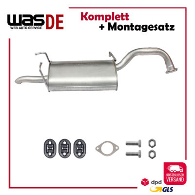 Endschalldämpfer für Nissan Primera Traveller (WP12) 1.8 Auspuff