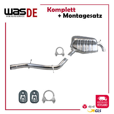 ENDSCHALLDÄMPFER rechts für Mercedes E-Klasse W211/S211 200/240/320/350 ab.2002