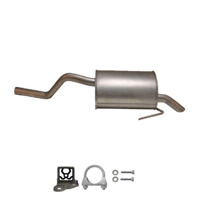 Auspuff Renault Clio II 1.2, 1.2 16V, 1.4 1.9 D Endschalldämpfer mit Anbausatz