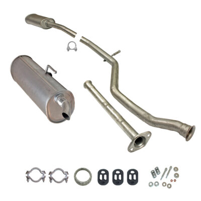 Auspuffanlage Auspuff ab Kat Peugeot 206 CC, 2D, 80 KW, 109 PS, 1.6 16V