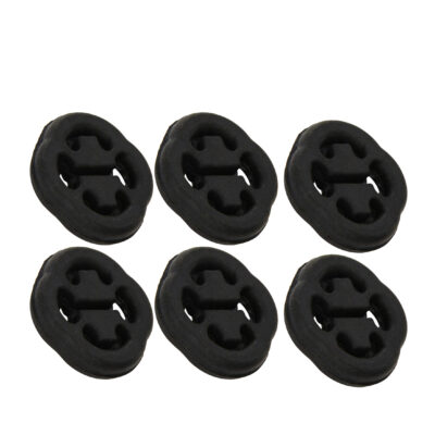 6 x  Auspuff Gummi Halter AUDI 80 100 200, VW POLO GOLF, SKODA  23620