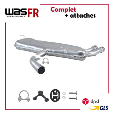 Endschalldämpfer für VW Golf V 2.0 GTi 200 KM 2004-2009 Auspuff