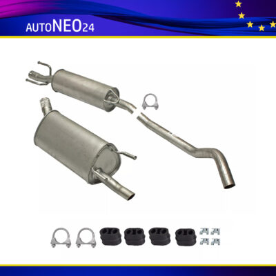 Auspuffanlage Auspuff ab Kat Opel Corsa B 1.2, 1.4, 1.5 D, 1.5 TD & 1.7 D