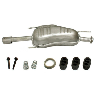 Auspuff Endschalldämpfer Opel Astra G Cabrio & Coupe 1.6 1.8 16V + Anbaukit