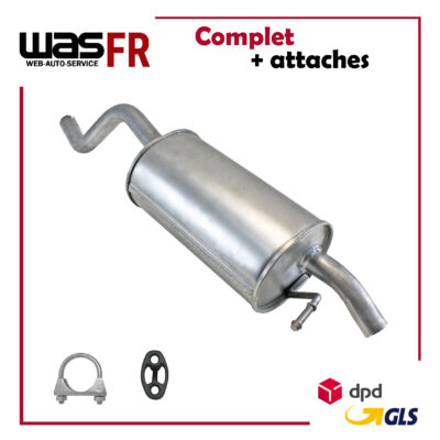 Endschalldämpfer für RENAULT TWINGO II 1.2 TCe / 1.5 dCi ab. Bj. 2007-, Auspuff