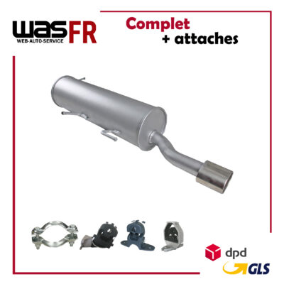 Endschalldämpfer für PEUGEOT 307 CC 2.0i 16V ab. 2003- Auspuff