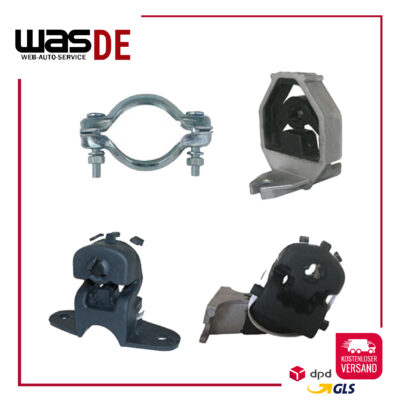 Montagesatz für Endschalldämpfer PEUGEOT 307 CC 2.0i 16V 04/2003-12/2008 Auspuff