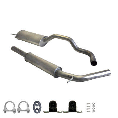 Auspuffanlage Auspuff ab Kat für VOLKSWAGEN Polo (6N1) 1.4TDi 1.7SDi 1.9SDi