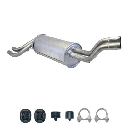 Endschalldämpfer Auspuff Mercedes Benz W126 260 SE +300 SE, SEL W124 126